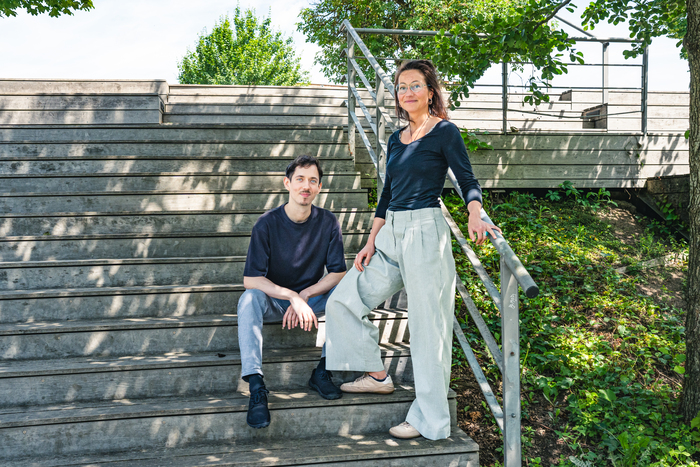 Katka and Tadeáš, the designers behind Aylla shoes